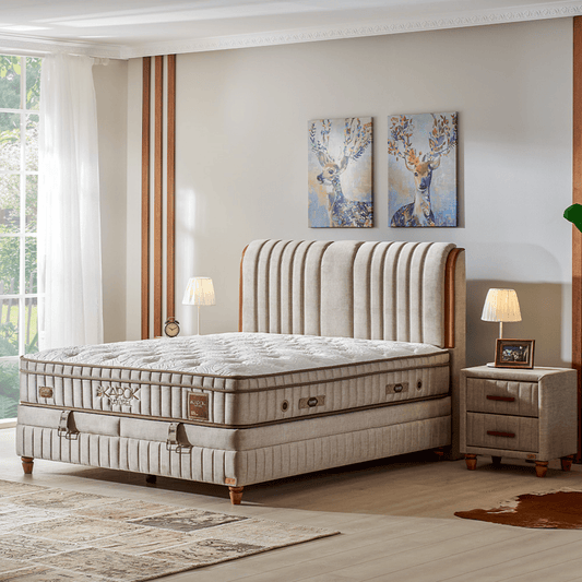 Bambi Bett Kapok Naturel Boxspringbett Hygienematratze - Ezmann.de
