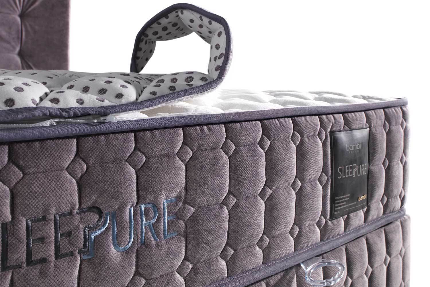 Bambi Bett Set Sleeppure Boxspringbett Hygienematratze - Ezmann.de