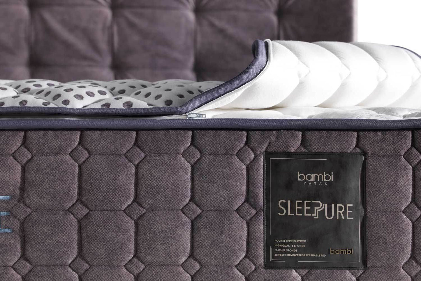 Bambi Bett Set Sleeppure Boxspringbett Hygienematratze - Ezmann.de
